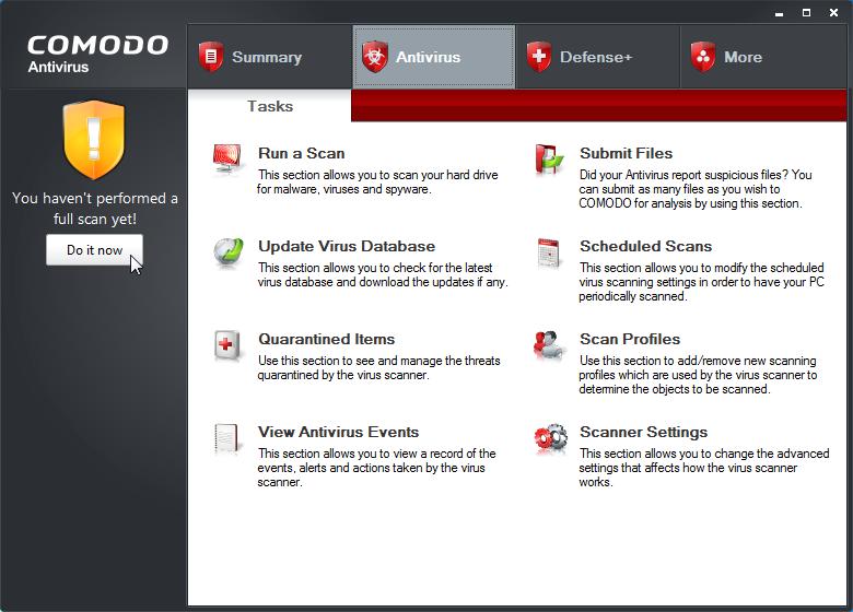 COMODO,COMODO Antivirus,免费杀毒软件
