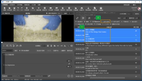 人人译视界下载,字幕编辑,视频制作,字幕翻译